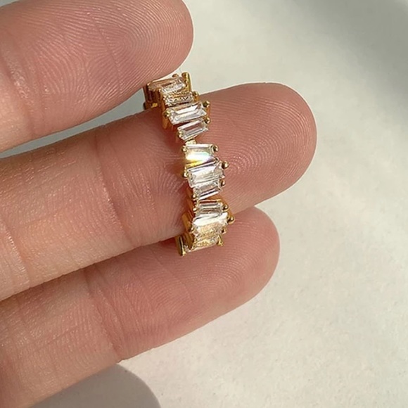 ⚡️Insta zircon strip open ring - Picture 3 of 3